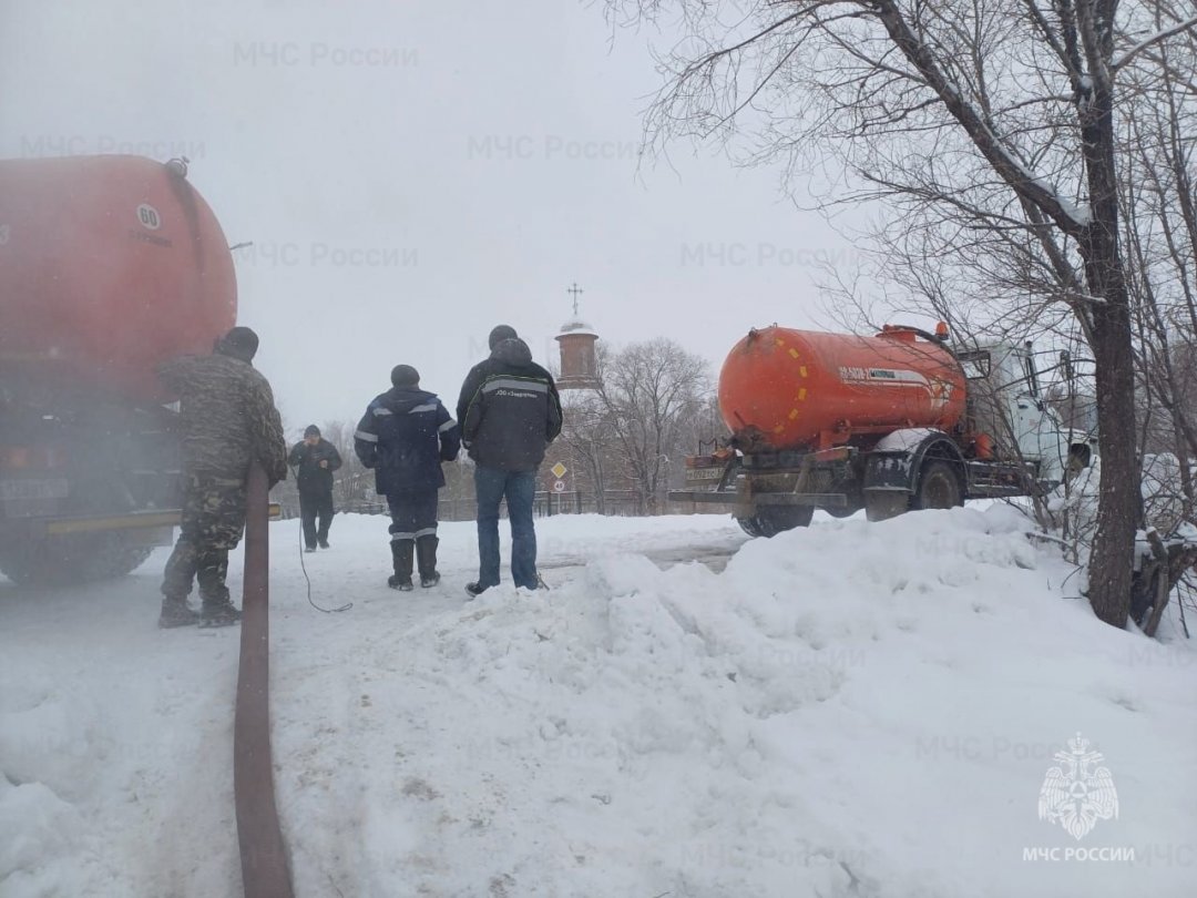 Авария в системе теплоснабжения в поселке Энергетик Новоорского района